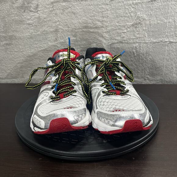 New Balance 1260v4 Mens Size 8.5D Silver Red Lace Up Athletic Comfort Sneakers - Picture 2 of 10